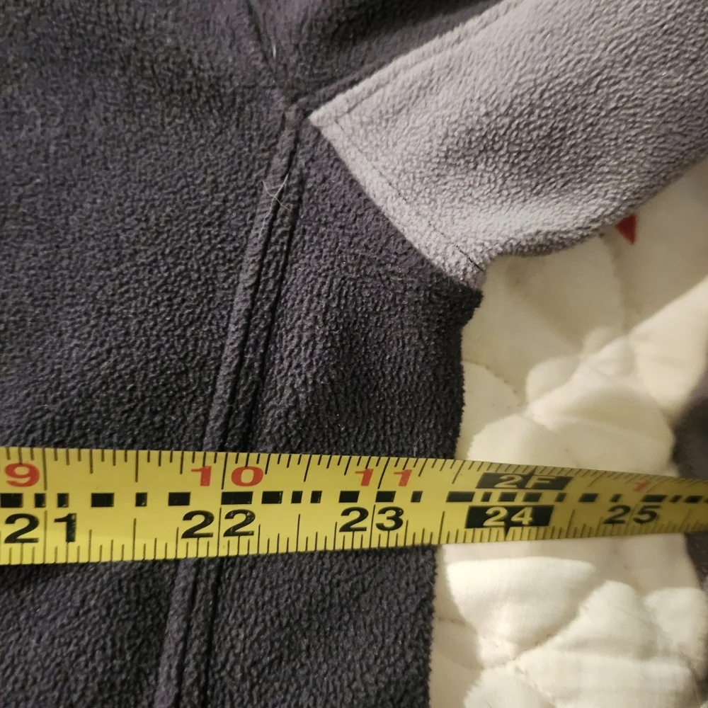 The North Face Men's Black and Gray Half-Zip Jacket Xl